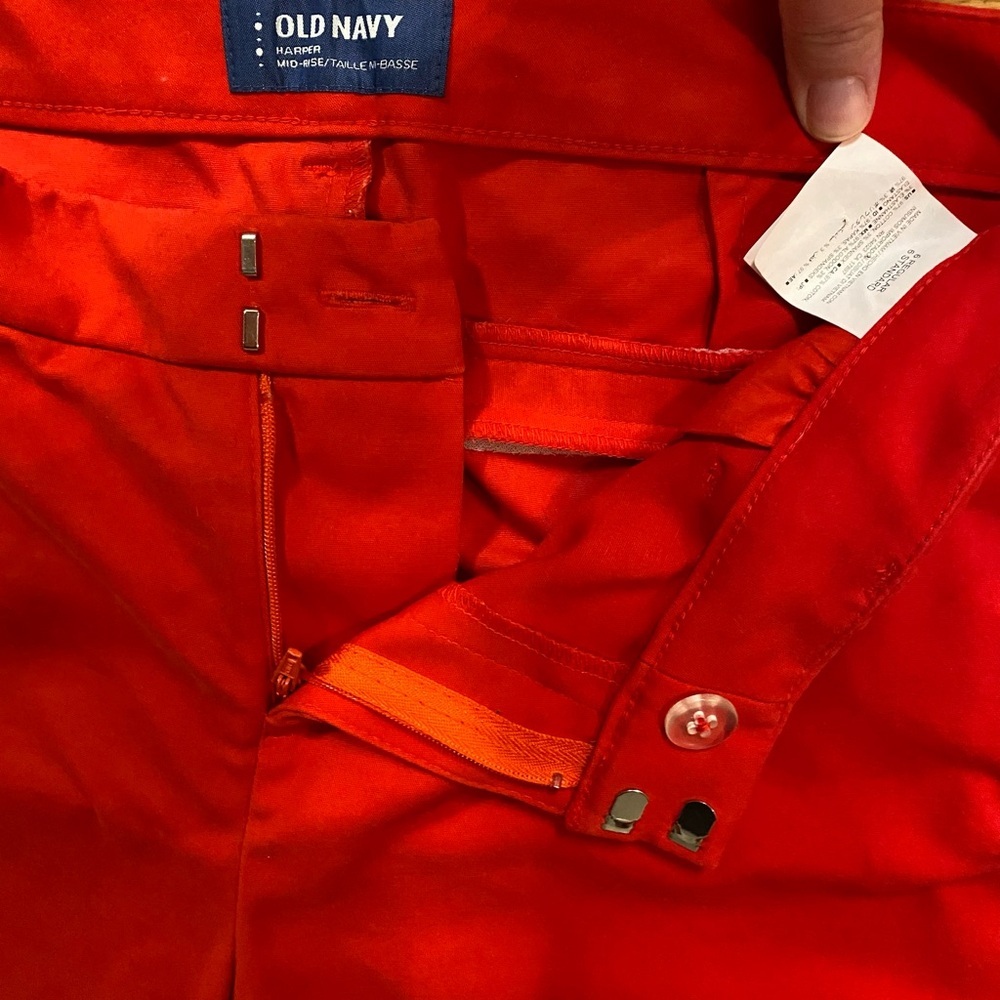 Old Navy Harper Red Pants - Picture 5 of 8